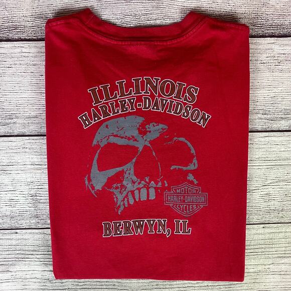 2004 Harley Davidson Motorcycles Berwyn, Illinois T-shirt - Picture 2 of 6
